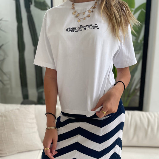 White 100% Cotton Tee