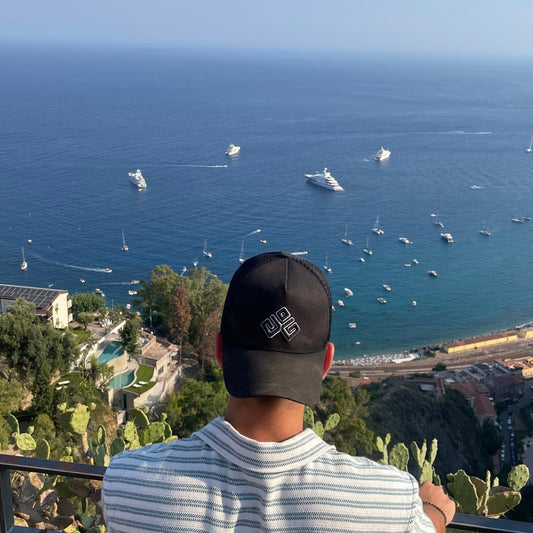 Black Trucker Cap