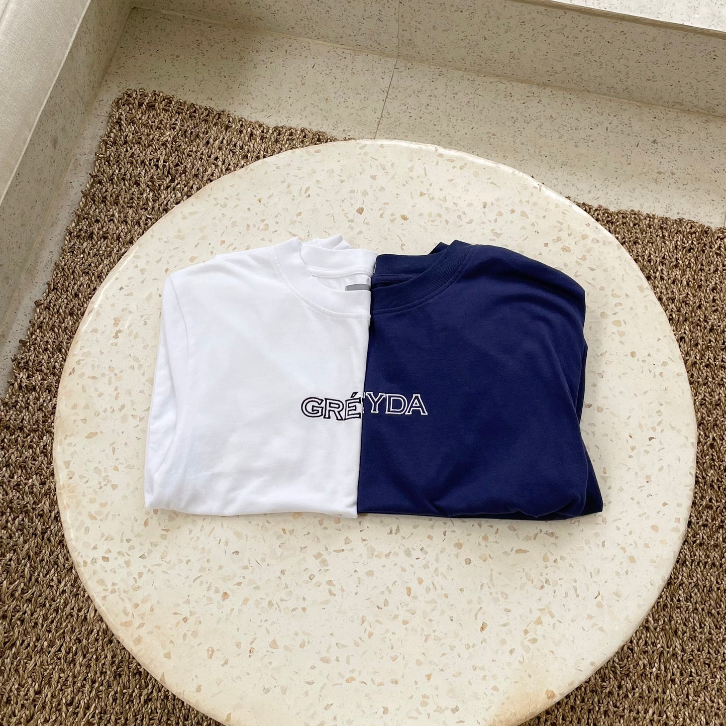 Navy 100% Cotton Tee