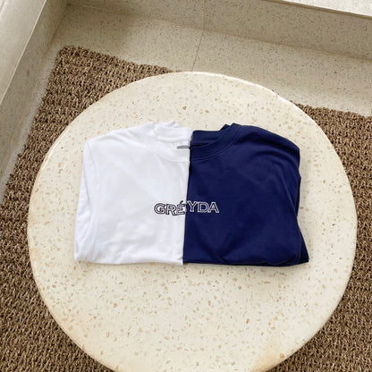 Navy 100% Cotton Tee