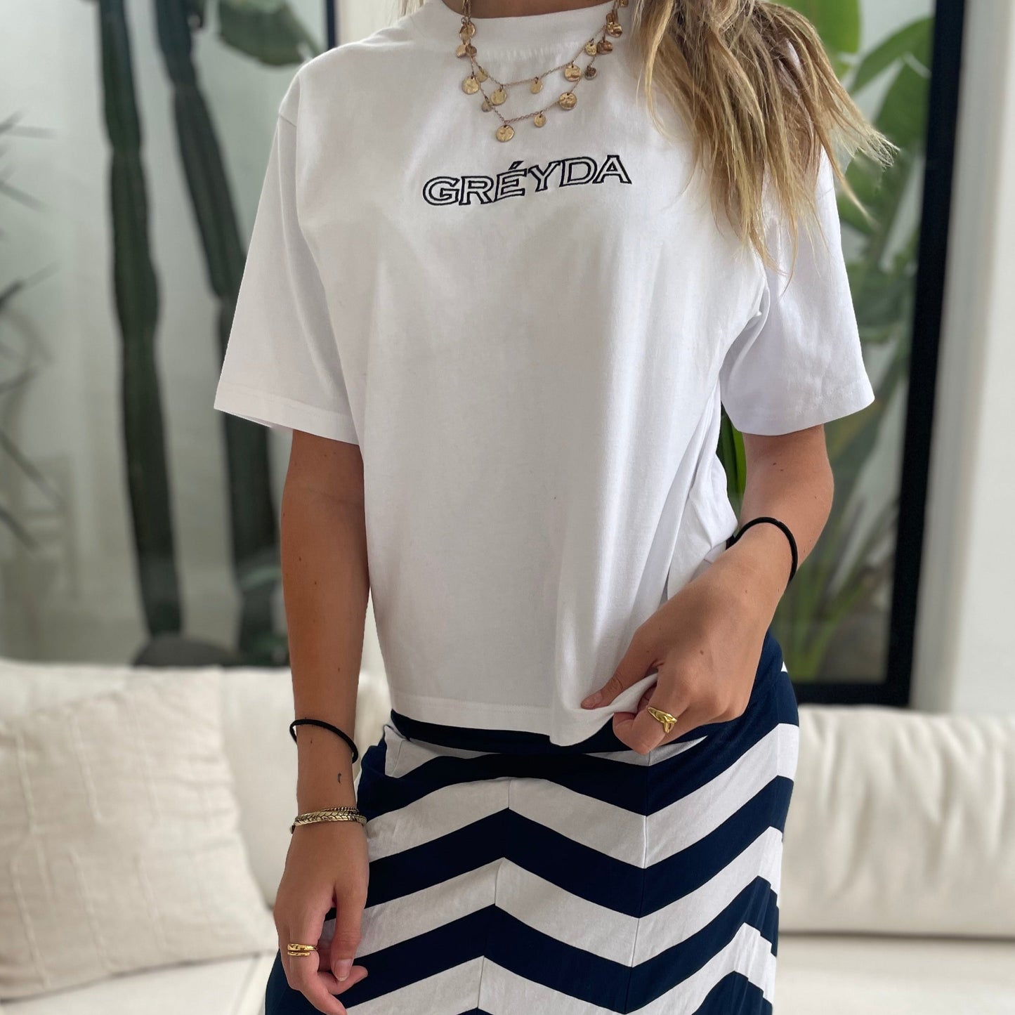 White 100% Cotton Tee