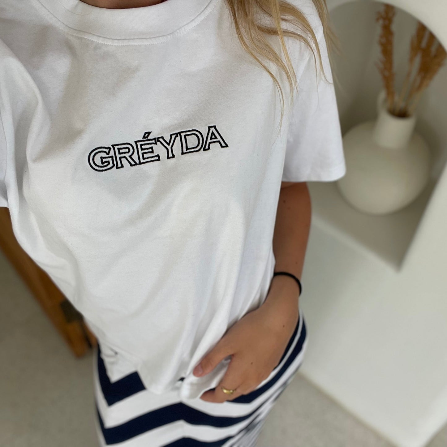 White 100% Cotton Tee