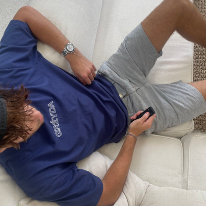 Navy 100% Cotton Tee