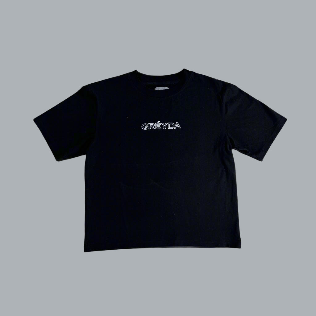 Black 100% Cotton Tee