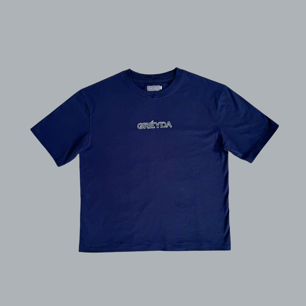 Navy 100% Cotton Tee