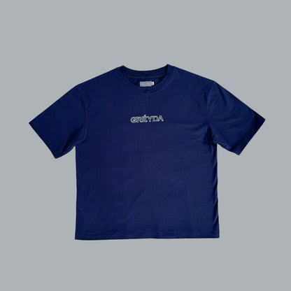Navy 100% Cotton Tee